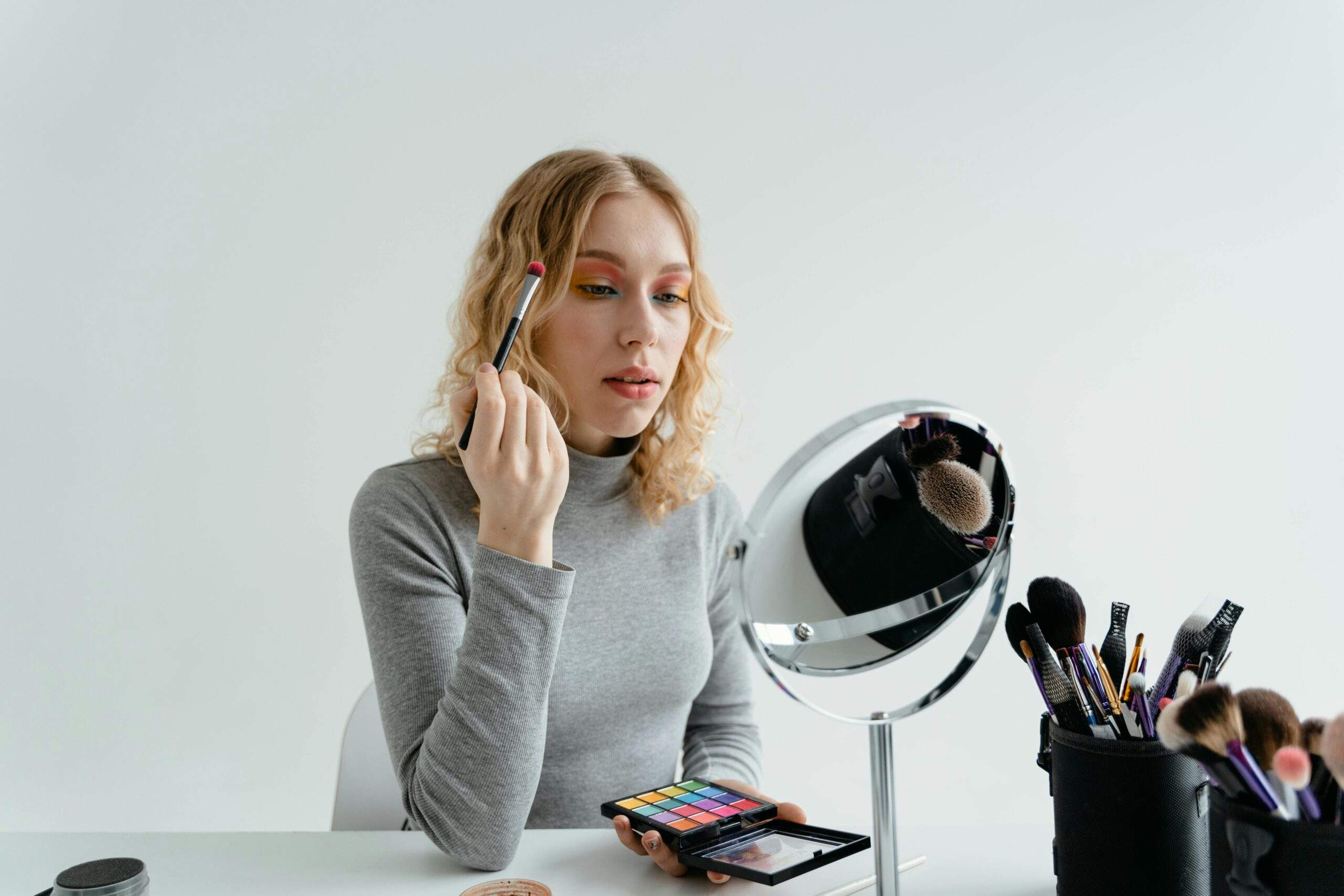 Image showing skincare routine steps before applying prom makeup